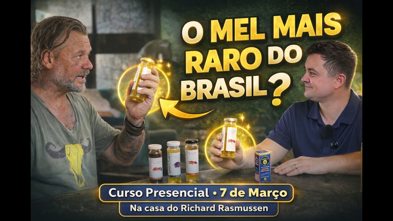 O MEL MAIS RARO DO BRASIL? | Richard Rasmussen prova méis de abelhas nativas