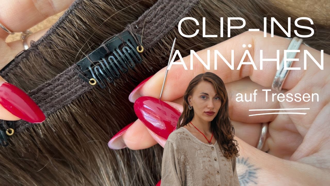 Clip-Ins an Tressen nähen: so geht's!