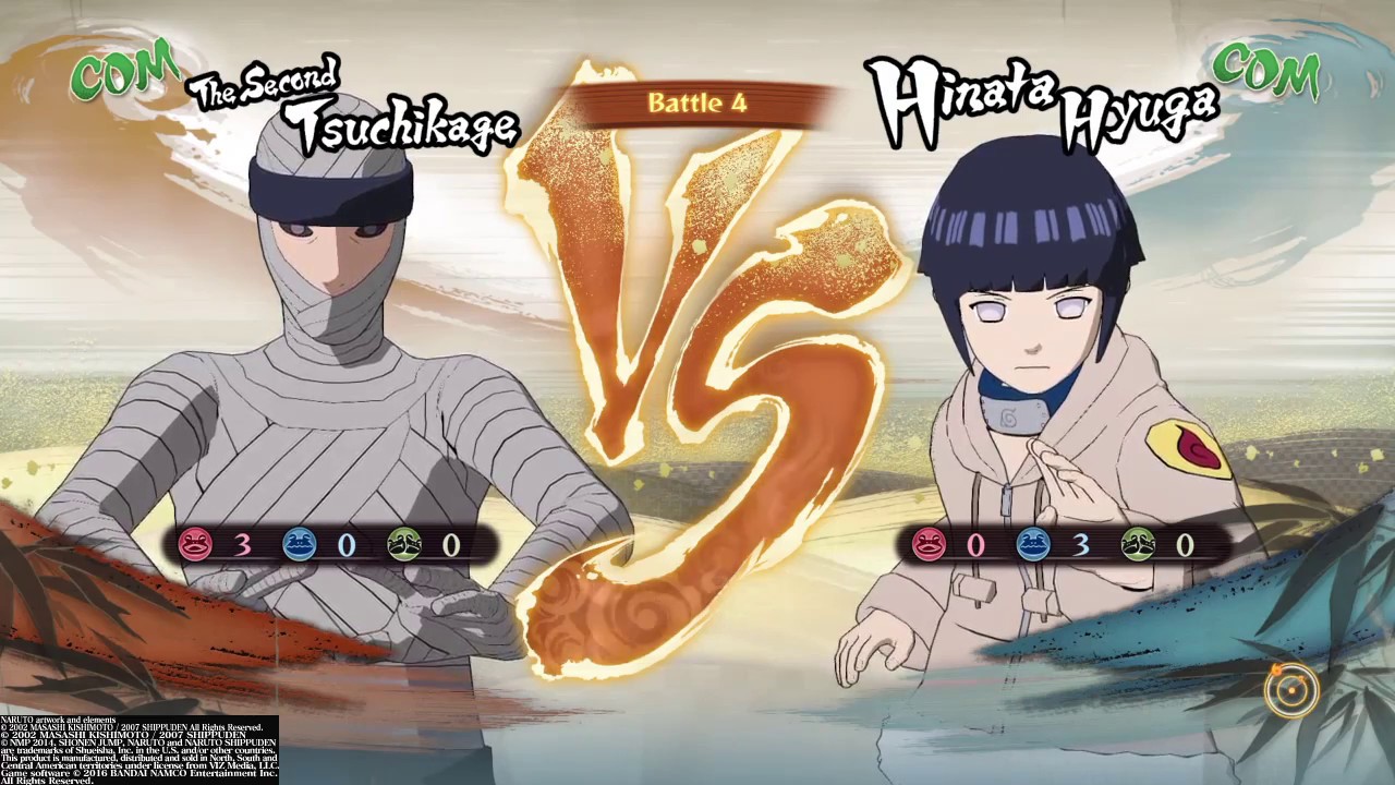 Naruto Shippuden Ultimate Ninja Storm 4 CPU: Reanimated Mu vs PTS Hinata