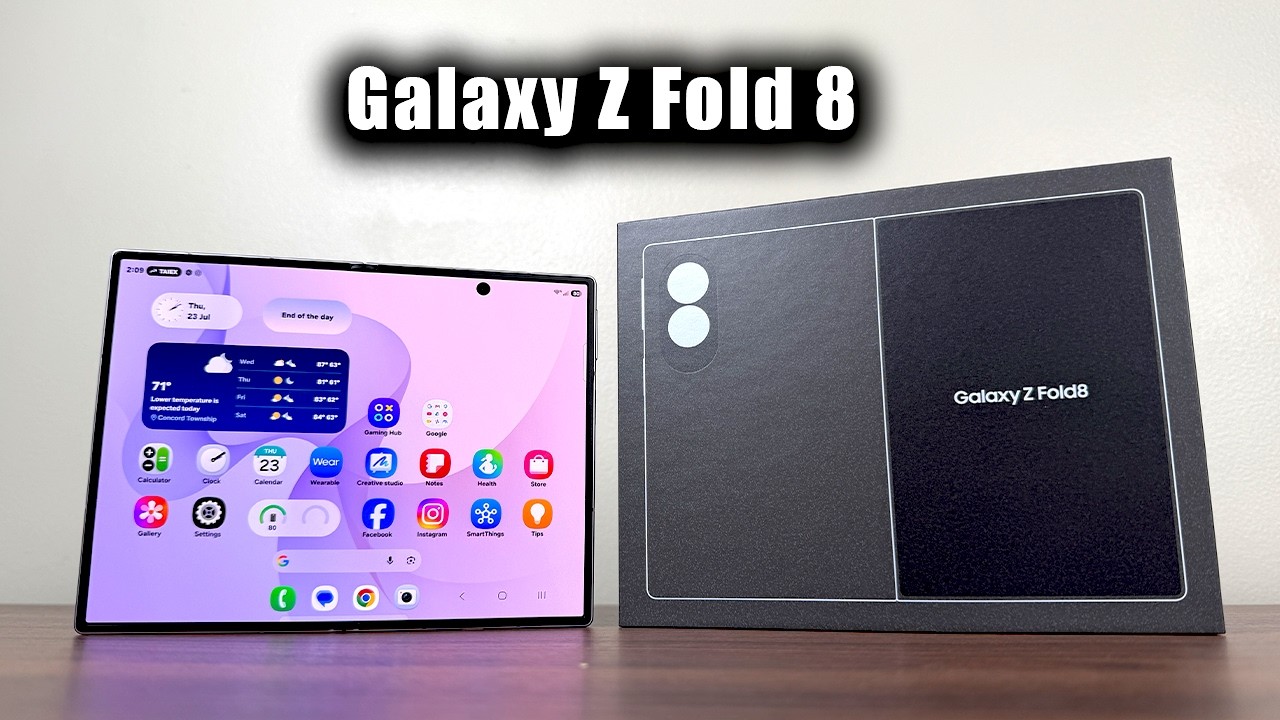 Samsung Galaxy Z Fold 8 &mdash; Распаковка и первые впечатления!
