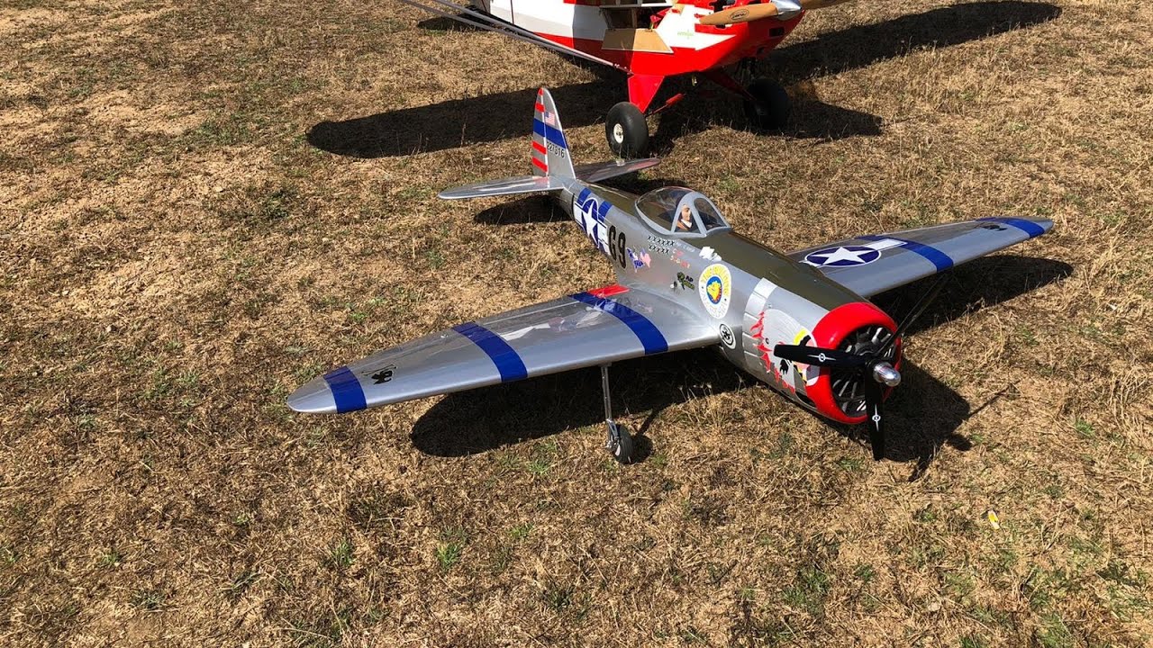 Graupner P 47D Thunderbolt RC model, Engine :OS GT22,