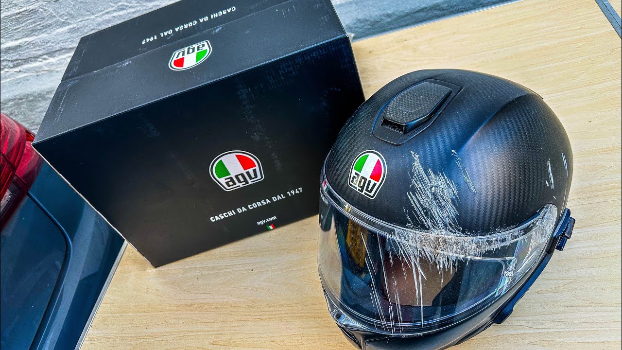 Unboxing AGV Sport Modular | My New Helmet Setup | Dark Refractive Carbon