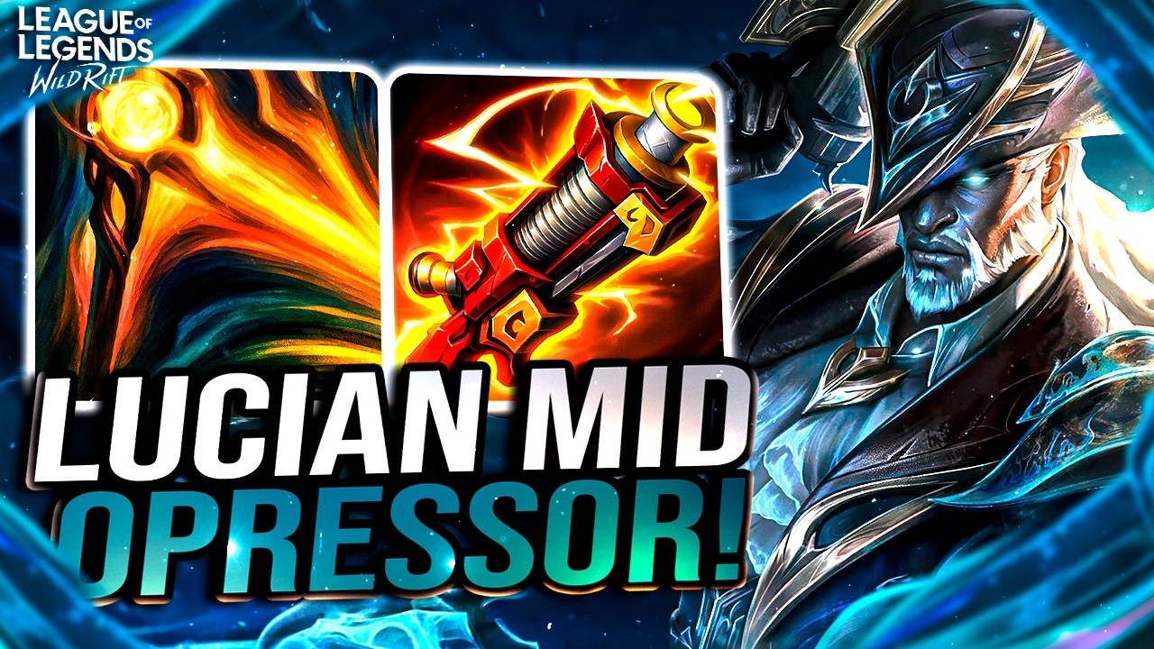 LUCIAN MID COLOCA PRESSÃO DO INÍCIO AO FIM! | LoL Wild Rift