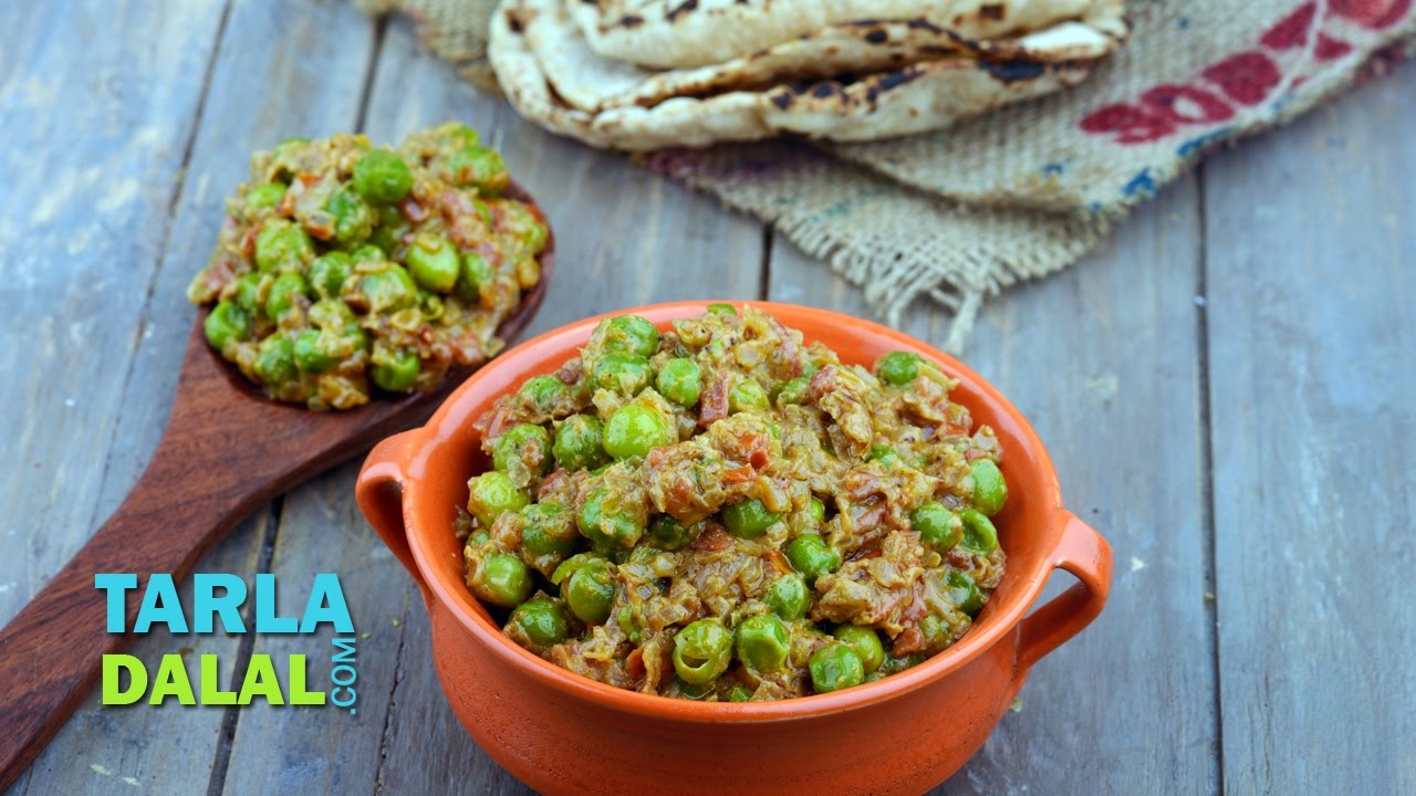Malai Mutter, Punjabi Veg Sabzi  by Tarla Dalal