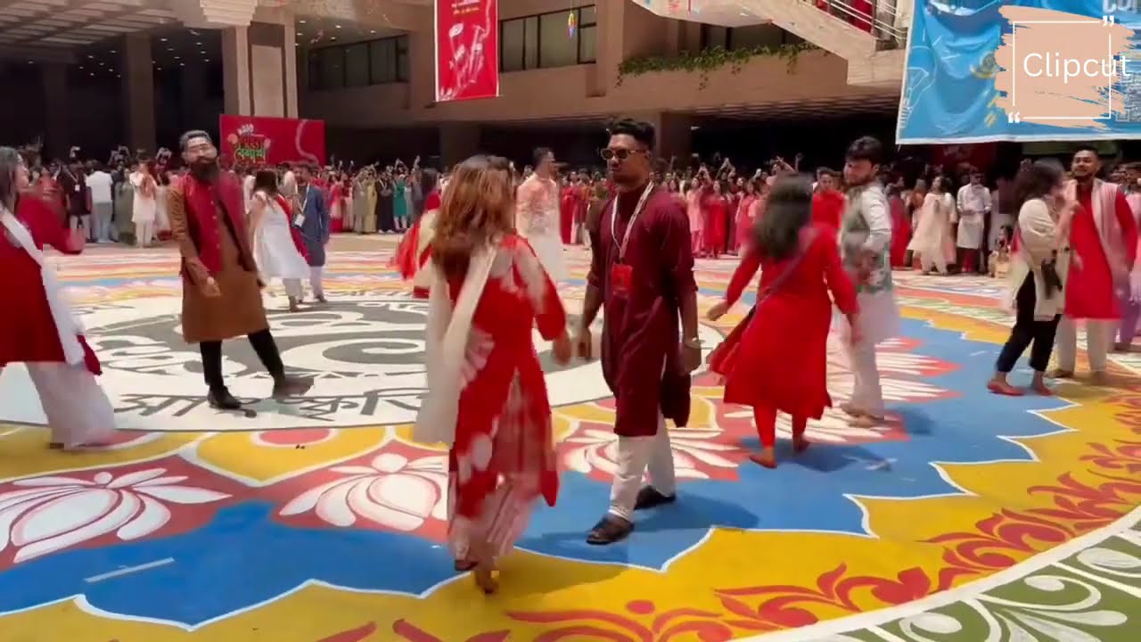 NSU Flashmob 2025 | পহেলা বৈশাখ উদযাপন | North South University Dance Celebration