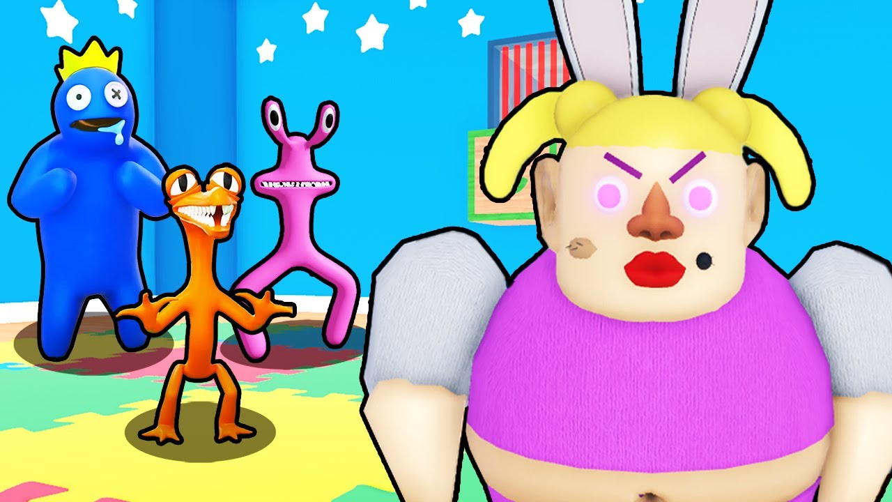 RAINBOW FRIENDS VS LILY'S DAYCARE ESCAPE in ROBLOX!
