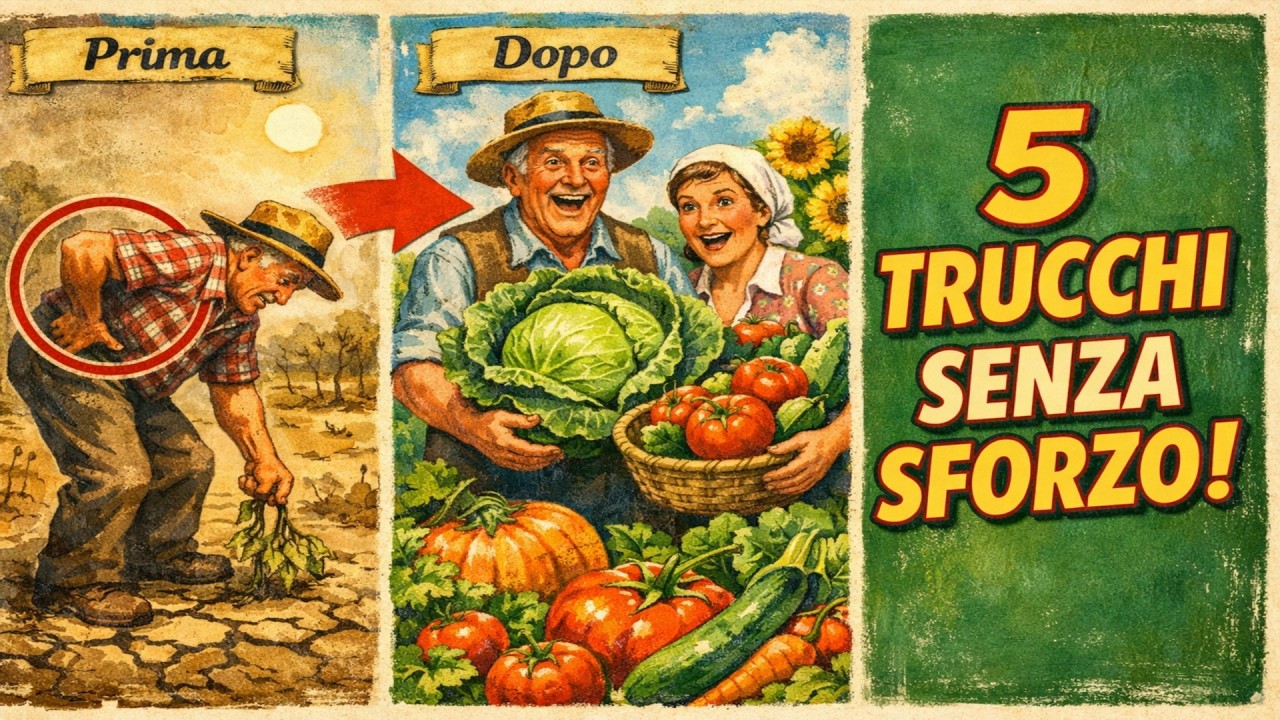 Basta Schiena Rotta: Il Segreto dell'Orto Senza Fatica