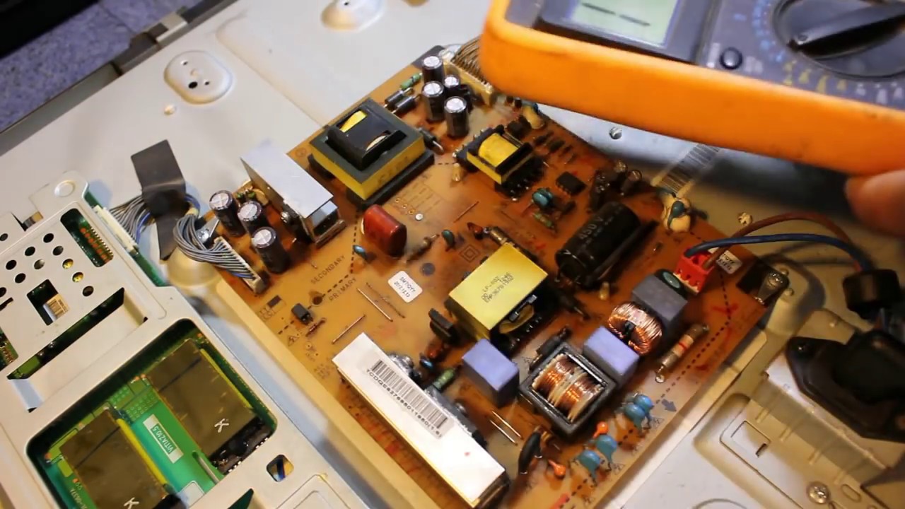 إصلاح عطب في وحدة تغدية تلفاز ألجي 32 بوصة LG 32CS460