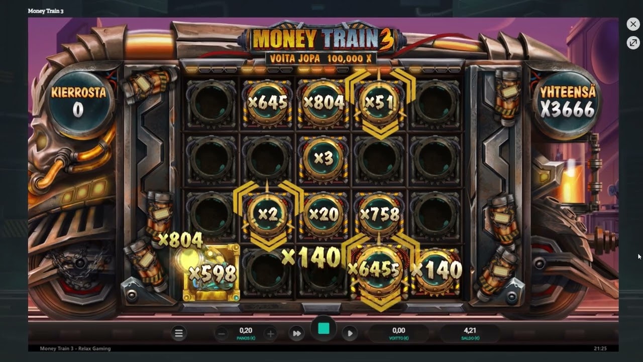 Money train 3 ( 16508x ) 0.20€ bet