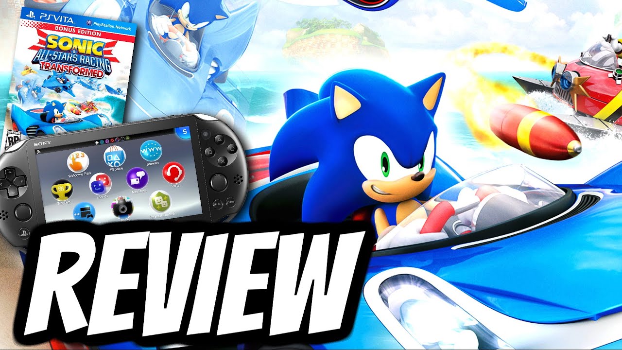 Sonic & All Stars Racing Transformed Playstation Vita REVIEW (PS VITA)