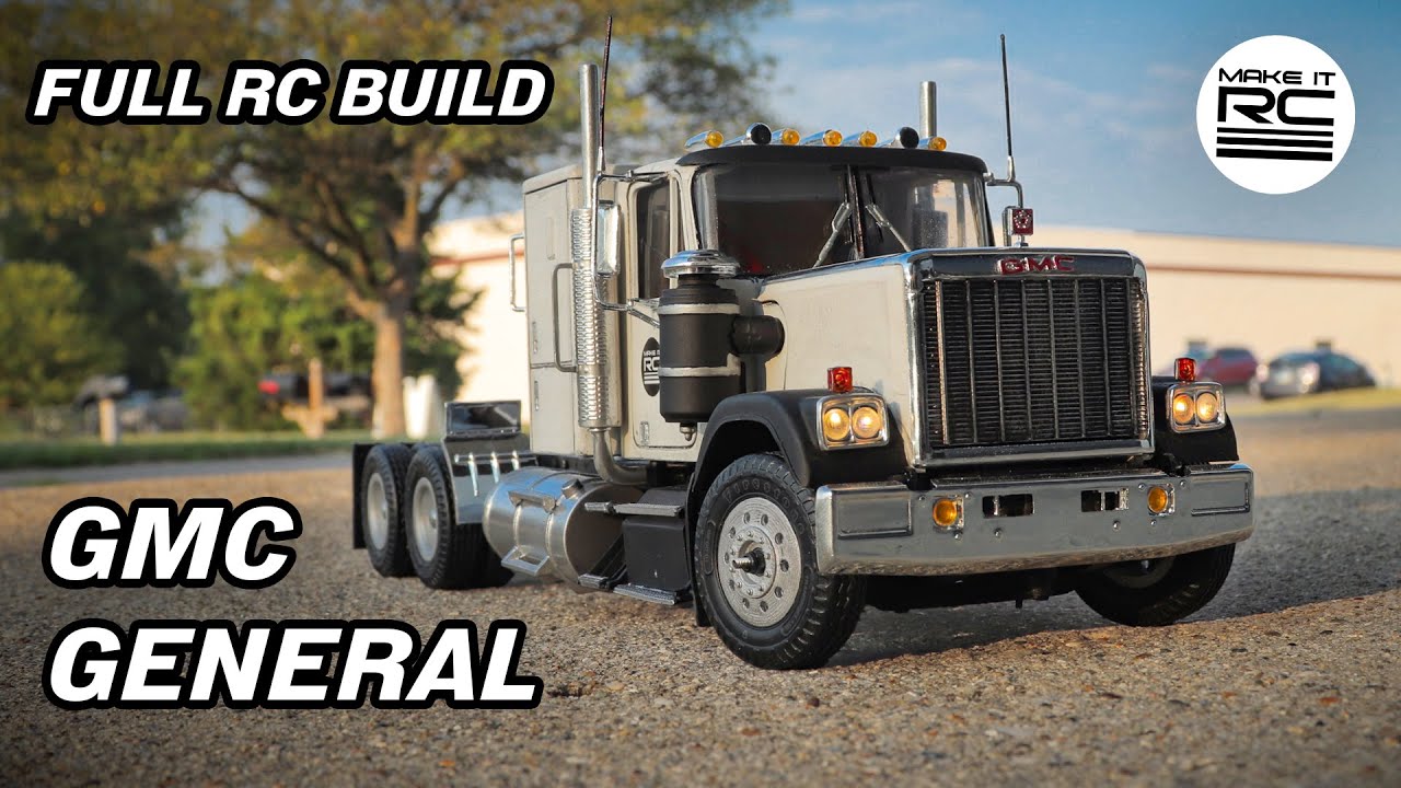 How I Built a RC 1977 GMC General Semi Truck Tractor in 1/25 Scale 🔧