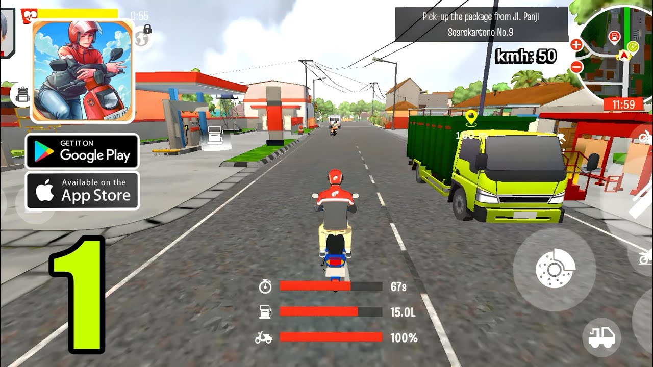 Ojol Life: Food Delivery Game Gameplay (Android, iOS)