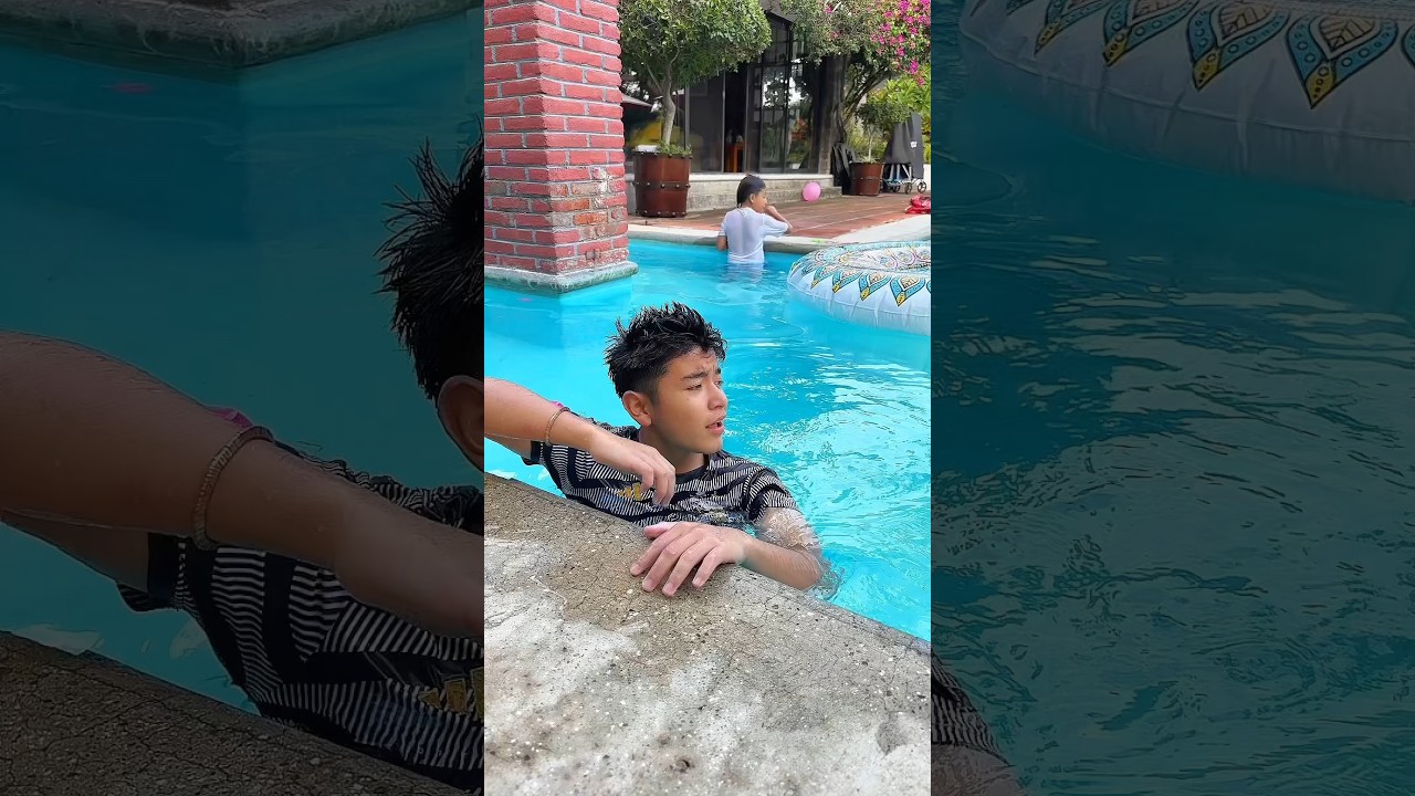 LO BIEN QUE ME LA PASO EN MI PISCINA!! 🏊🏼&zwj;♂️