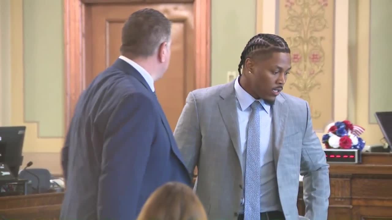 Full court appearance: Packers RB Josh Jacobs enters 'no contest' plea for battery and property d...