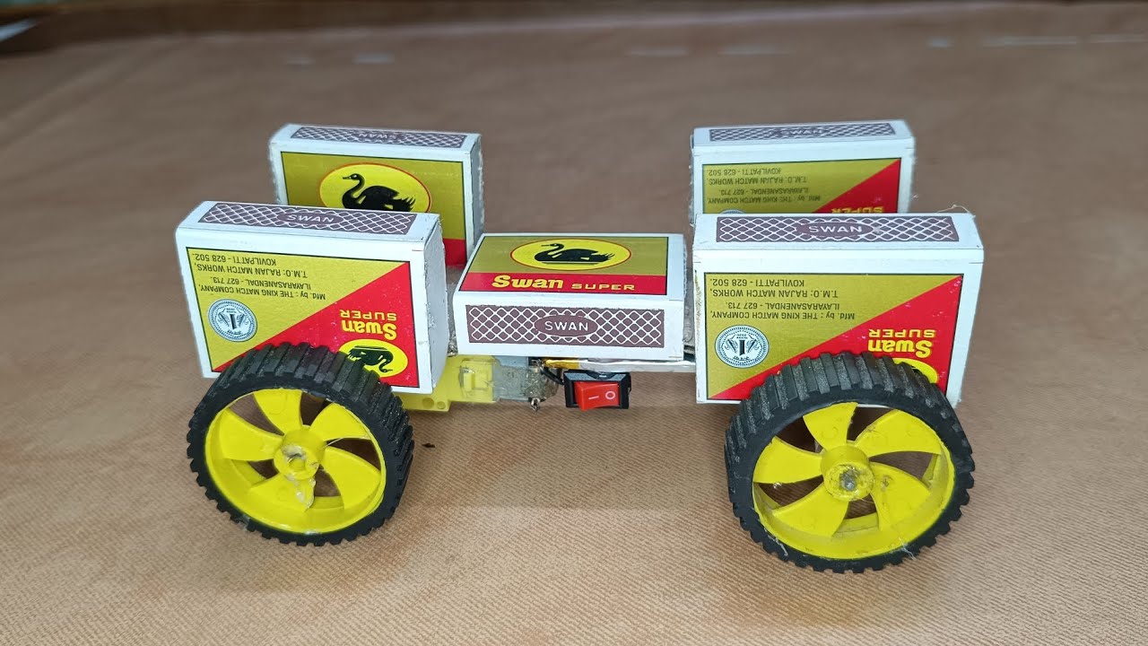 Matchbox making Best Toy Geared Truck - How to Make PowerFul Geared Matchbox Truck At Home 