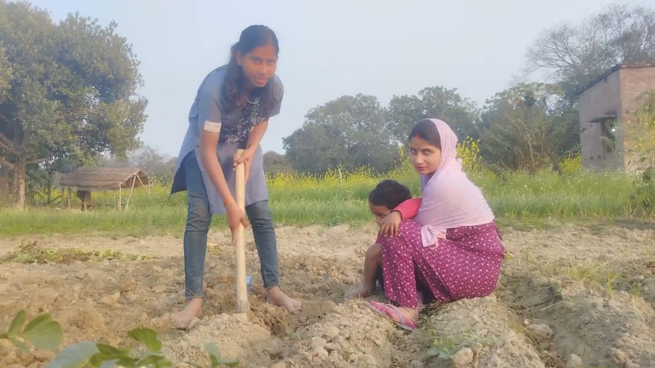 अनिता चली आलू खोदन जरूर देखे camedi vidiyo कामेडी वीडियो अनिता राधा कामेडी ब्लॉक 