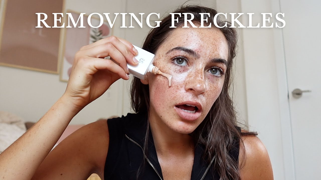 Taking off all my freckles...