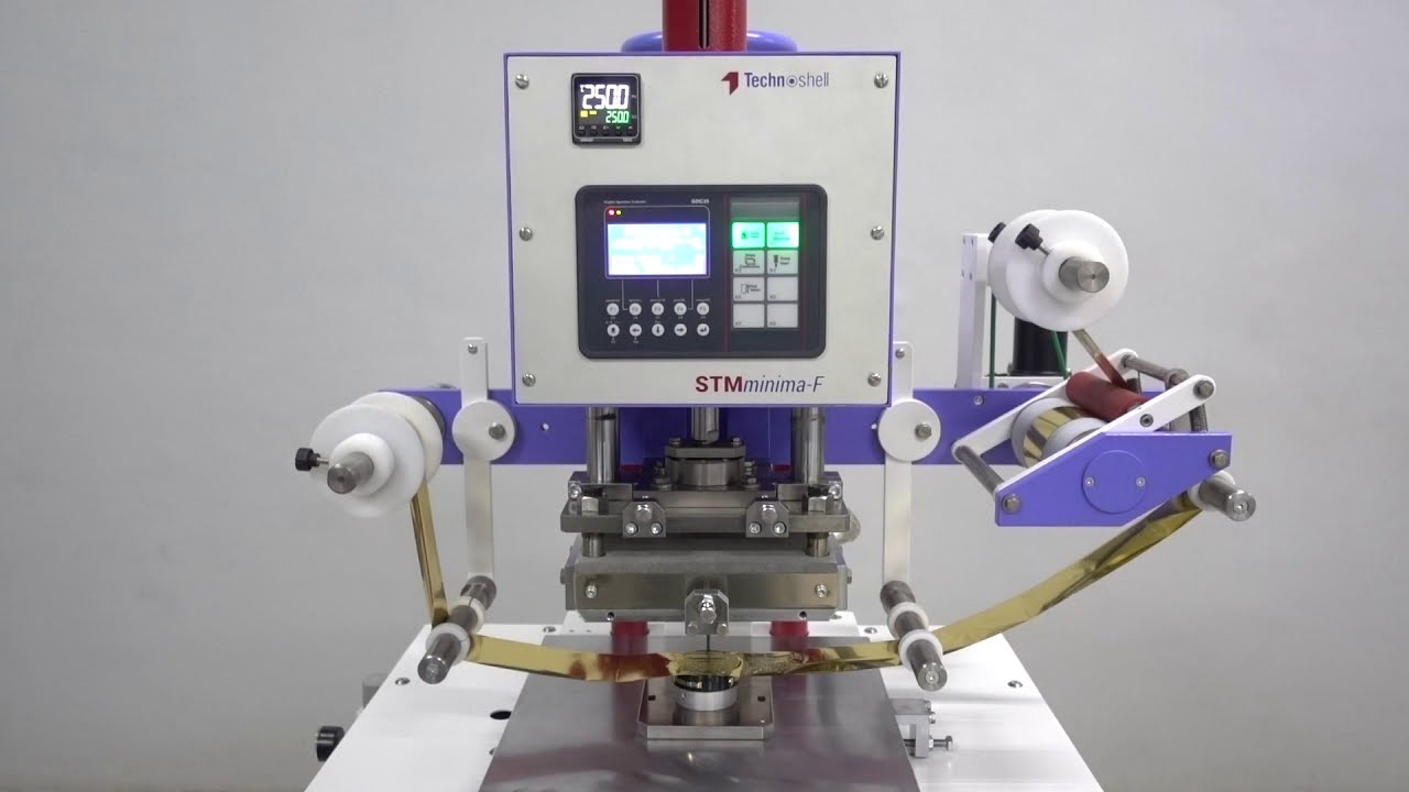 Hot Foil Stamping Machine for Flat Products | STMminima-F | Technoshell