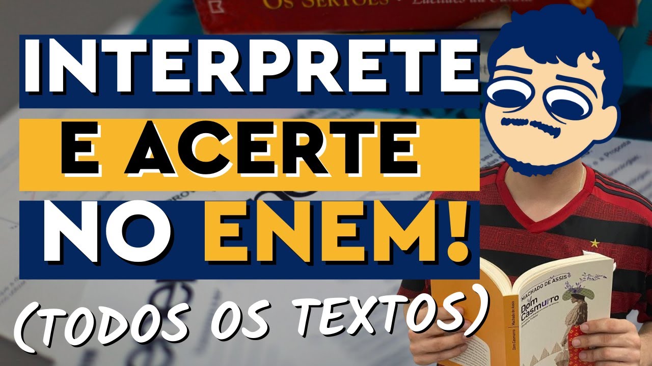 Como INTERPRETAR os TEXTOS e ACERTAR as questões do ENEM! // TODAS AS ÁREAS!