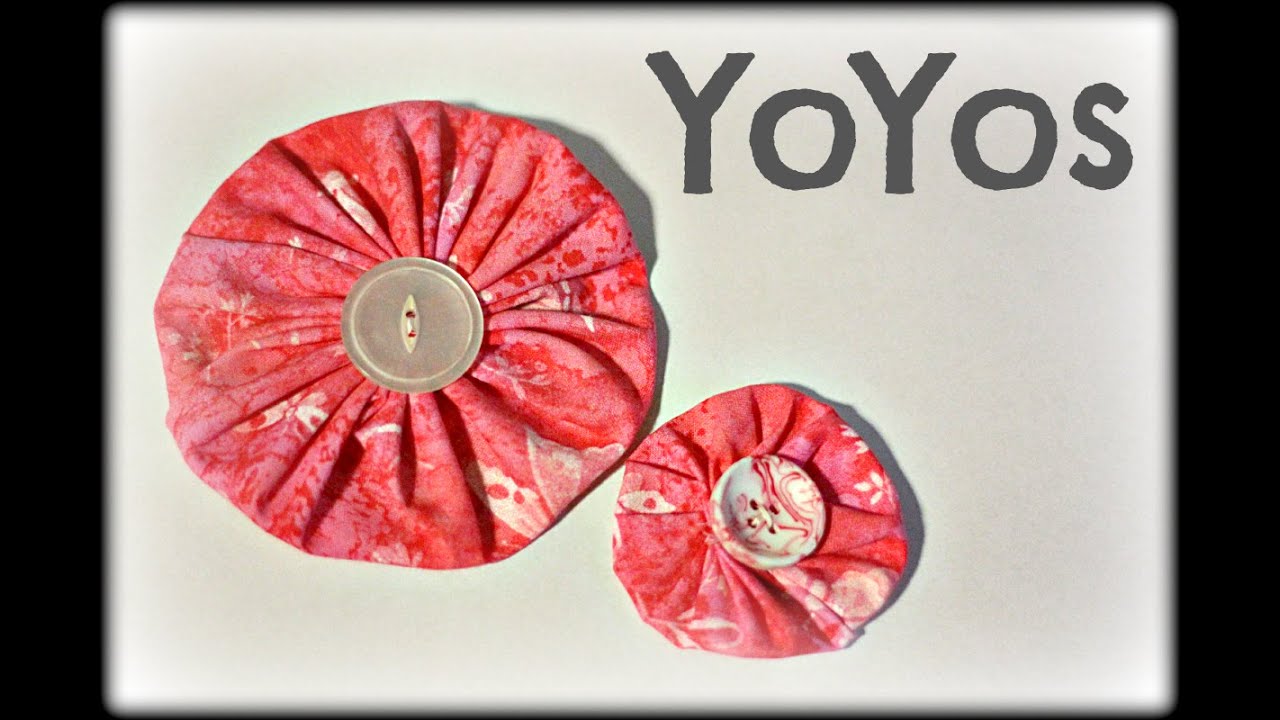 Fabric YoYos (A Twisted Quickie)