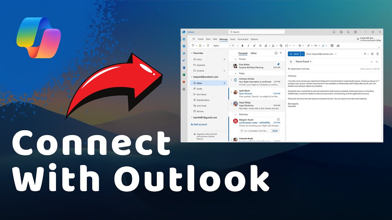Интеграция Windows Copilot и Outlook &mdash; как настроить и использовать