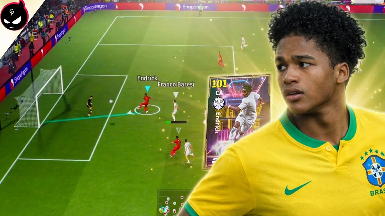 Endrick o Artilheiro da Seleção brasileira no eFootball 26 Mobile