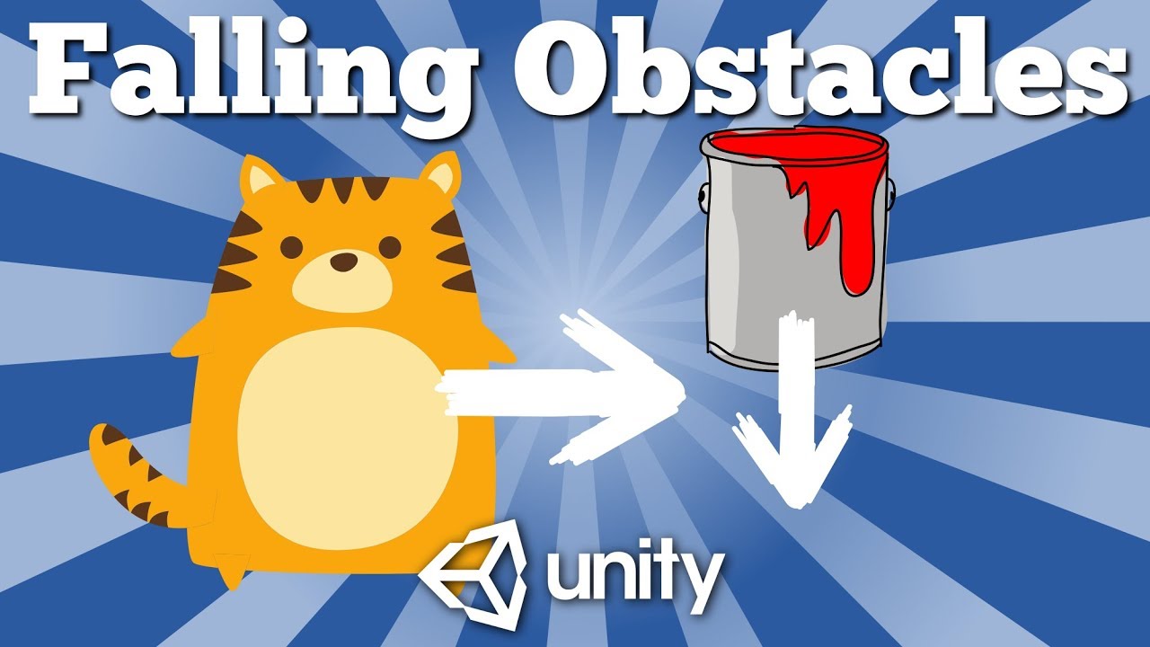How To Make Falling Obstacles Trigger Zone In Unity Game? Simple 2D Tutorial.