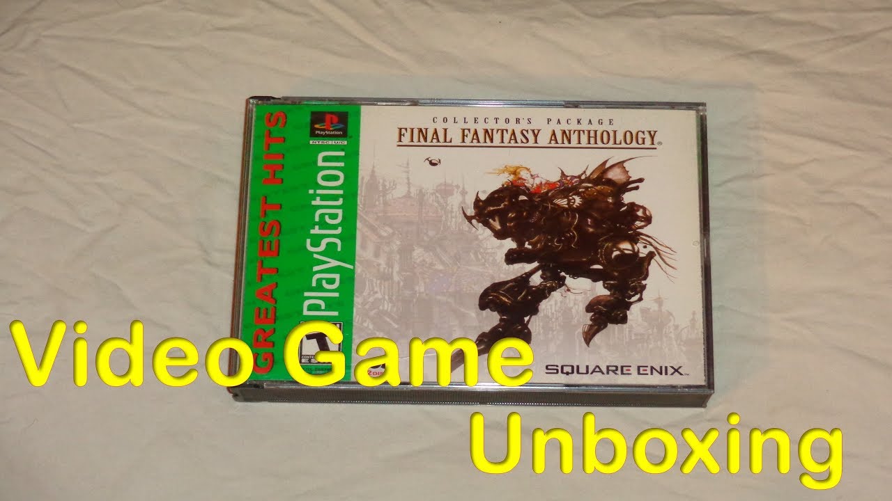 Final Fantasy Anthology -  Video Game Unboxing