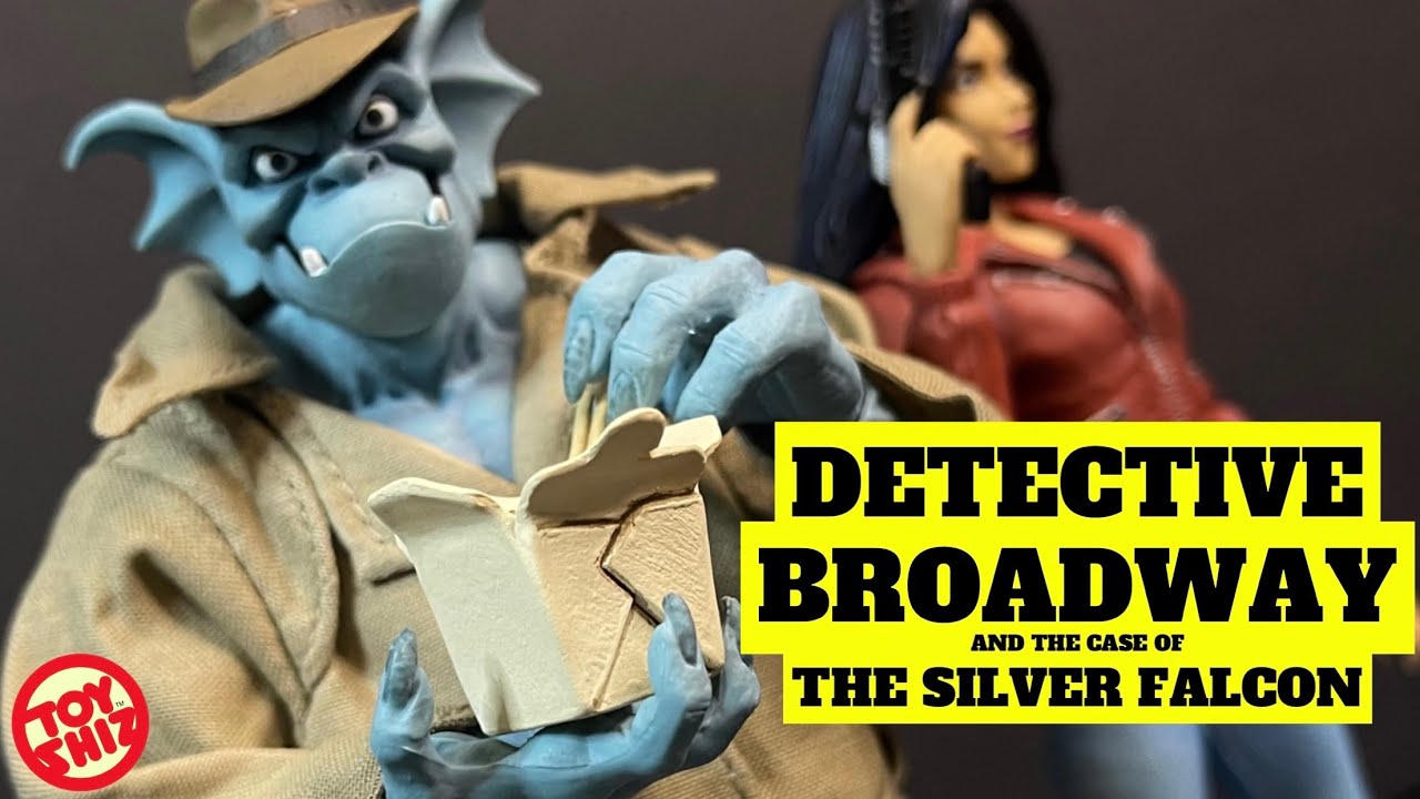 2024 DETECTIVE BROADWAY & THE CASE OF THE SILVER FALCON | Disney Gargoyles | NECA Toys