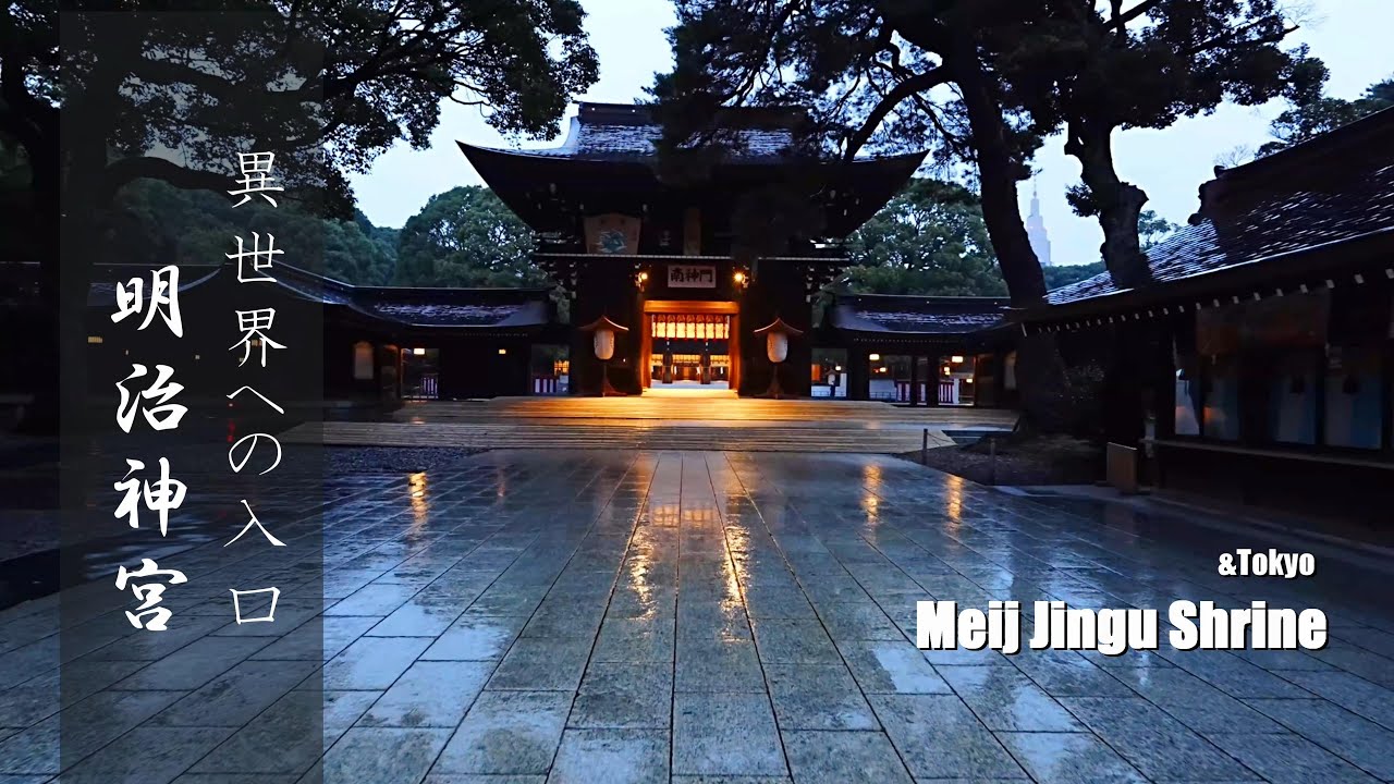 静寂に包まれた異世界への入口　明治神宮 　2024　MEIJI JINGU SHINTO SHRINE  THE WAY TO THE OTEHRWORLD　令和６年 初詣 ASMR