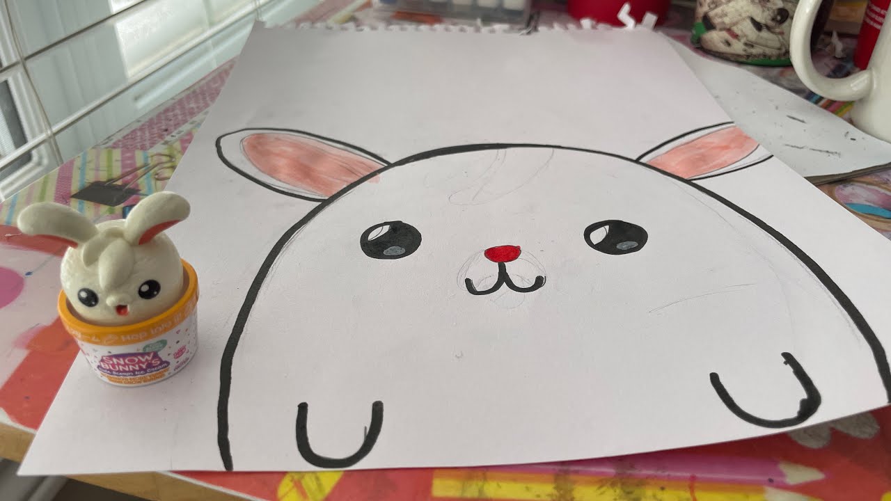 Trying To Draw The Mini Brands Kawaii Snow Bunny! Total ￼Fail￼!