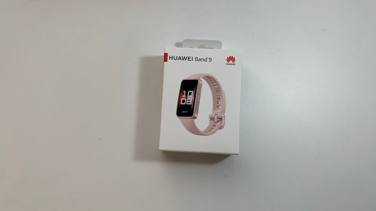 Распаковка HUAWEI Band 9 розовый