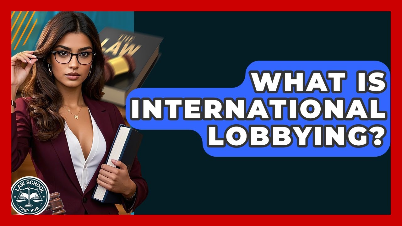 What Is International Lobbying? - Law School Prep Hub