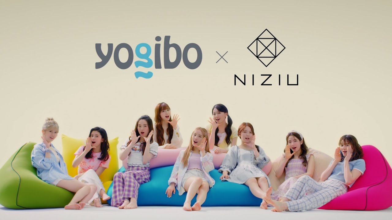 NiziU、貴重な部屋着姿を披露！プライベートな”オフ”シーン満載　yogibo新TVCM「わたしが、ゆるんでいく」篇