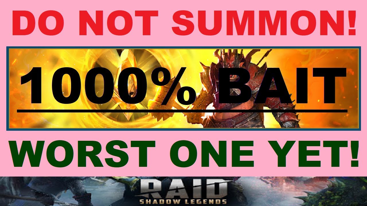 ~DO NOT SUMMON!~ WORST Summon Event YET!.. **1000% BAIT** [RAID: Shadow Legends]