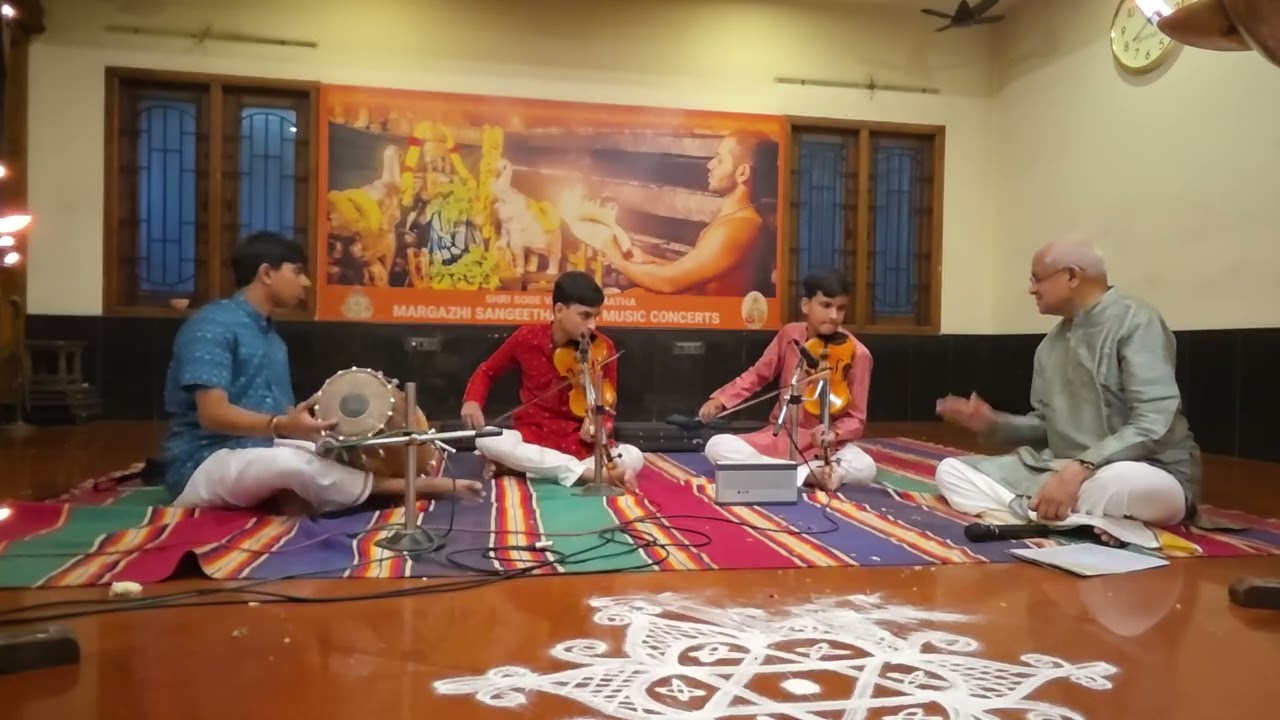 Srivatsan Srinivasan mridangam accompaniment at Hayagriva Temple, T.Nagar