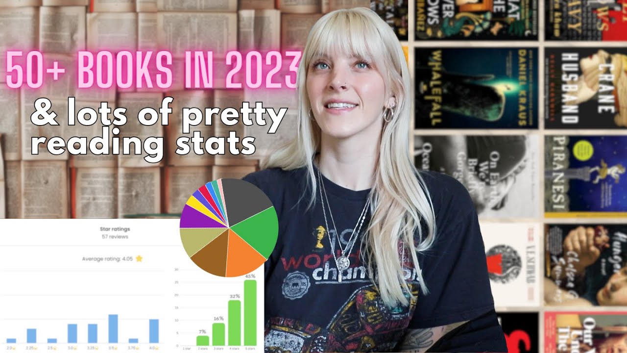 every book I read in 2023 (+ stats!) 📖 📈 | booktube year in review, genres, five stars, and more ✨