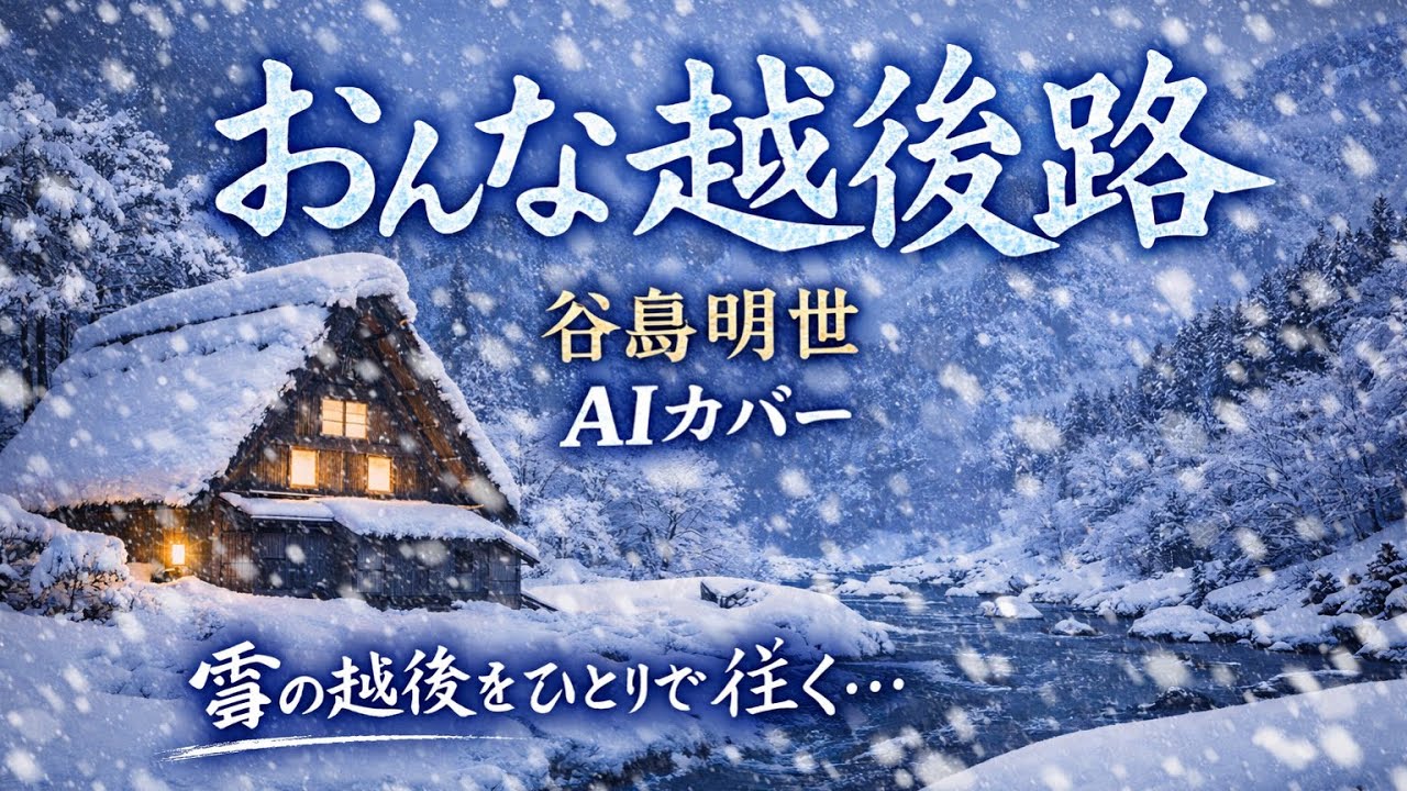 おんな越後路/谷島明世/AIが歌う【AI演歌】