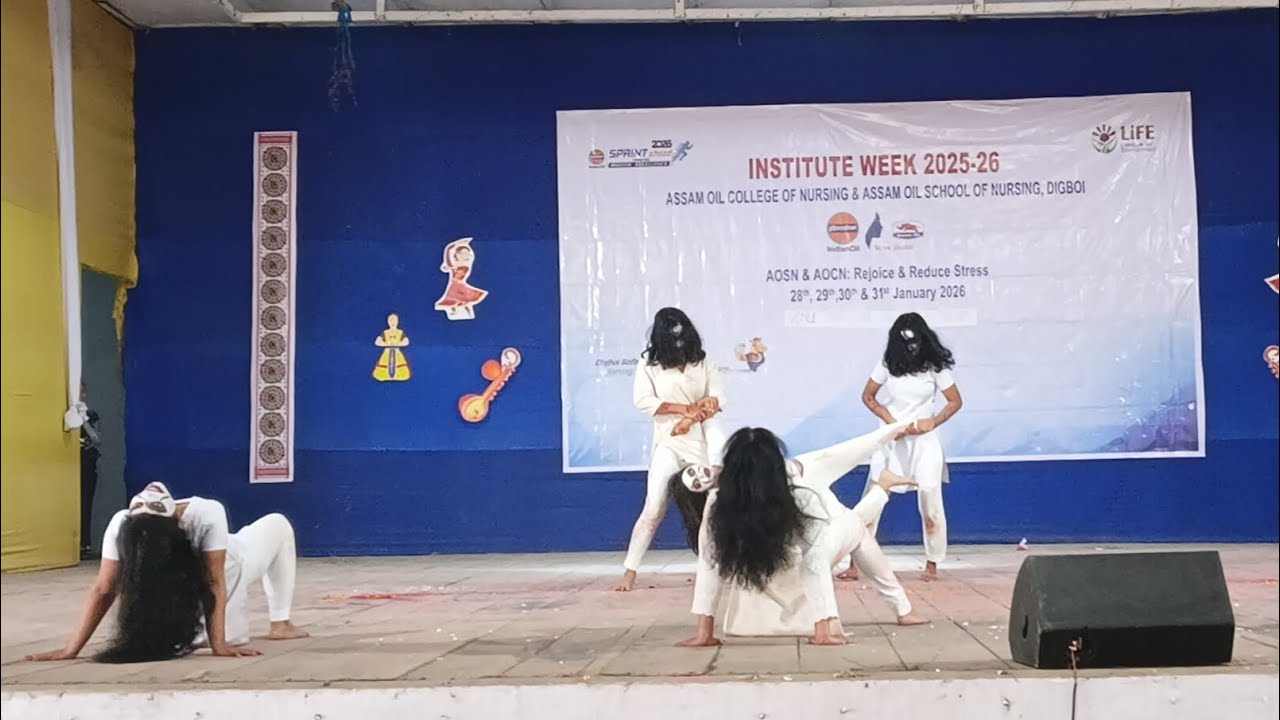 Horror dance performance 💀 for college week