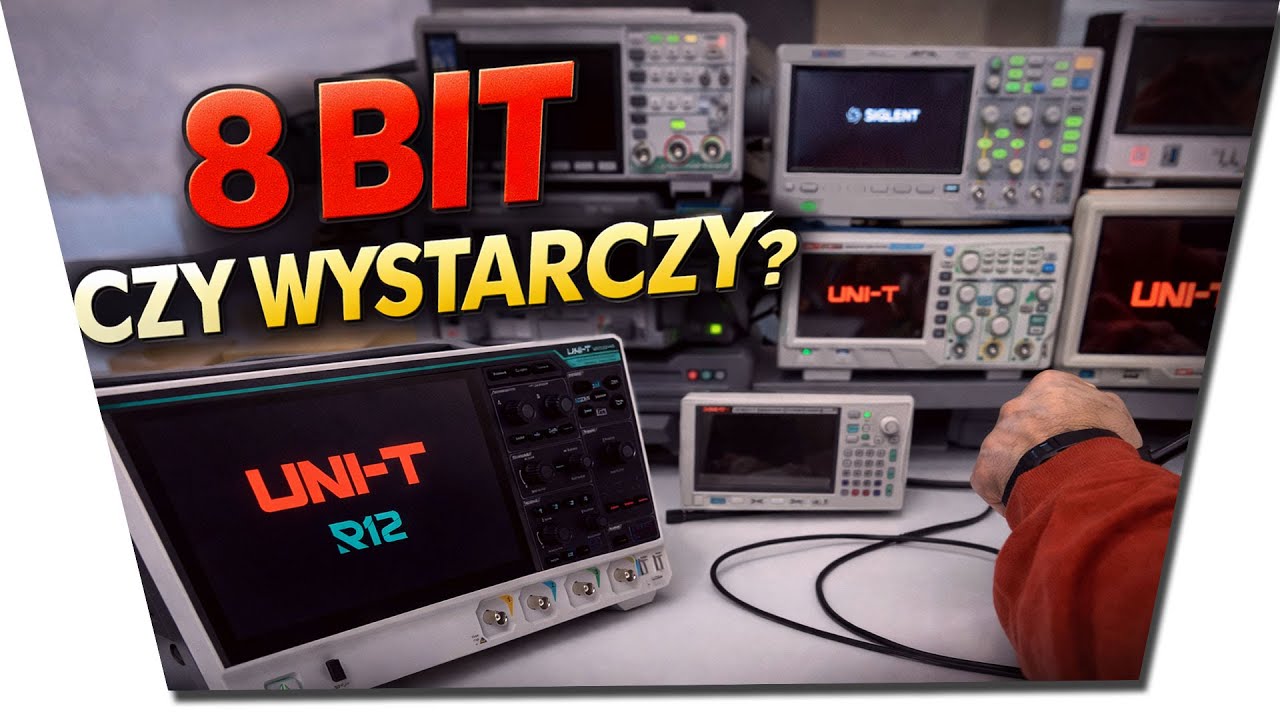 Oscyloskop dla początkującego elektronika 🤔poradnik 8bit czy 12bit oscyloskop cyfrowy UPO1202CS