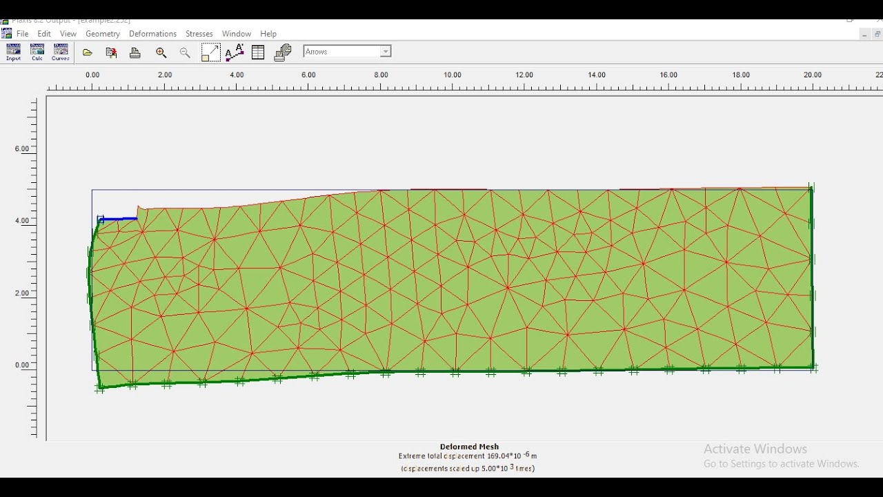Dynamic Analysis of footing in Plaxis 8.2