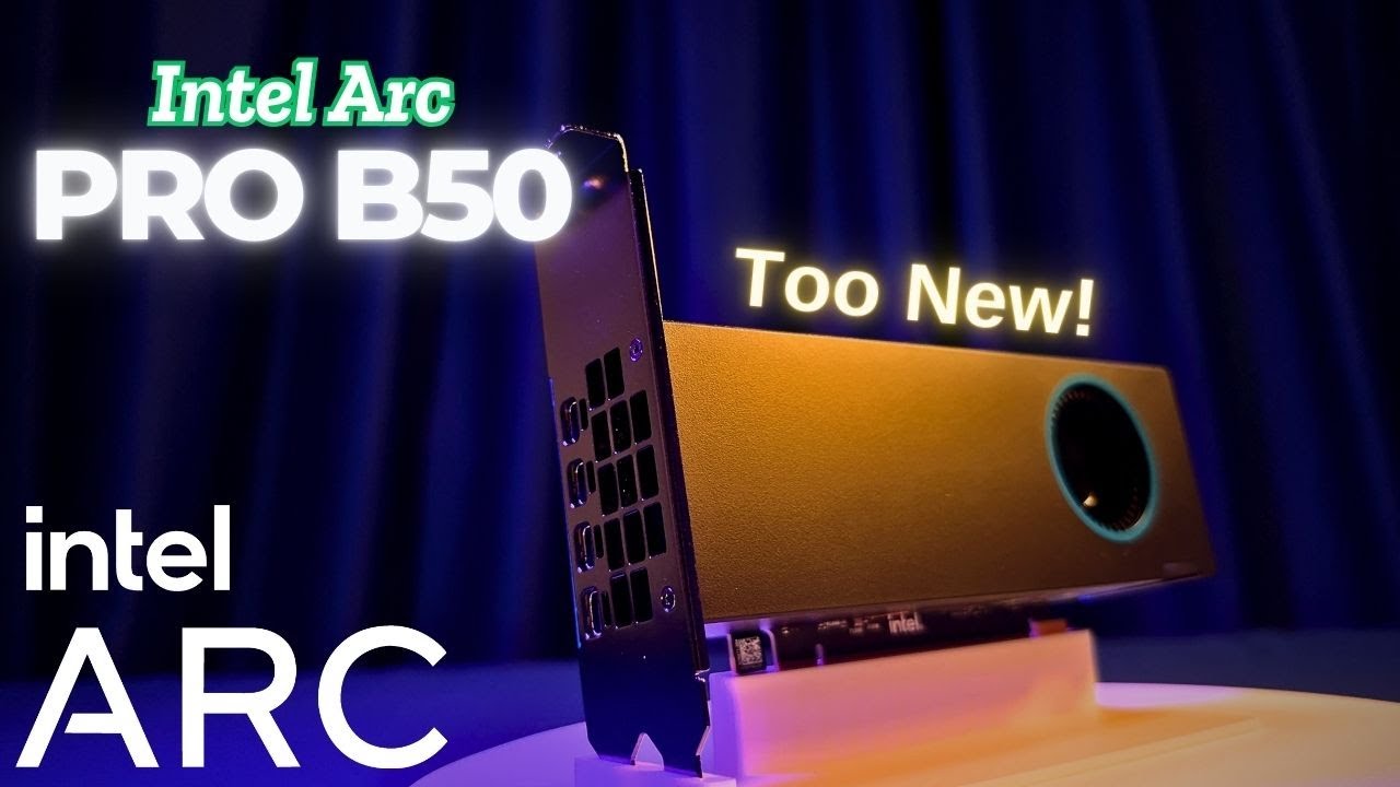 Обзор Intel Arc Pro B50: мощность 16 ГБ видеопамяти в компактном графическом процессоре для рабоч...