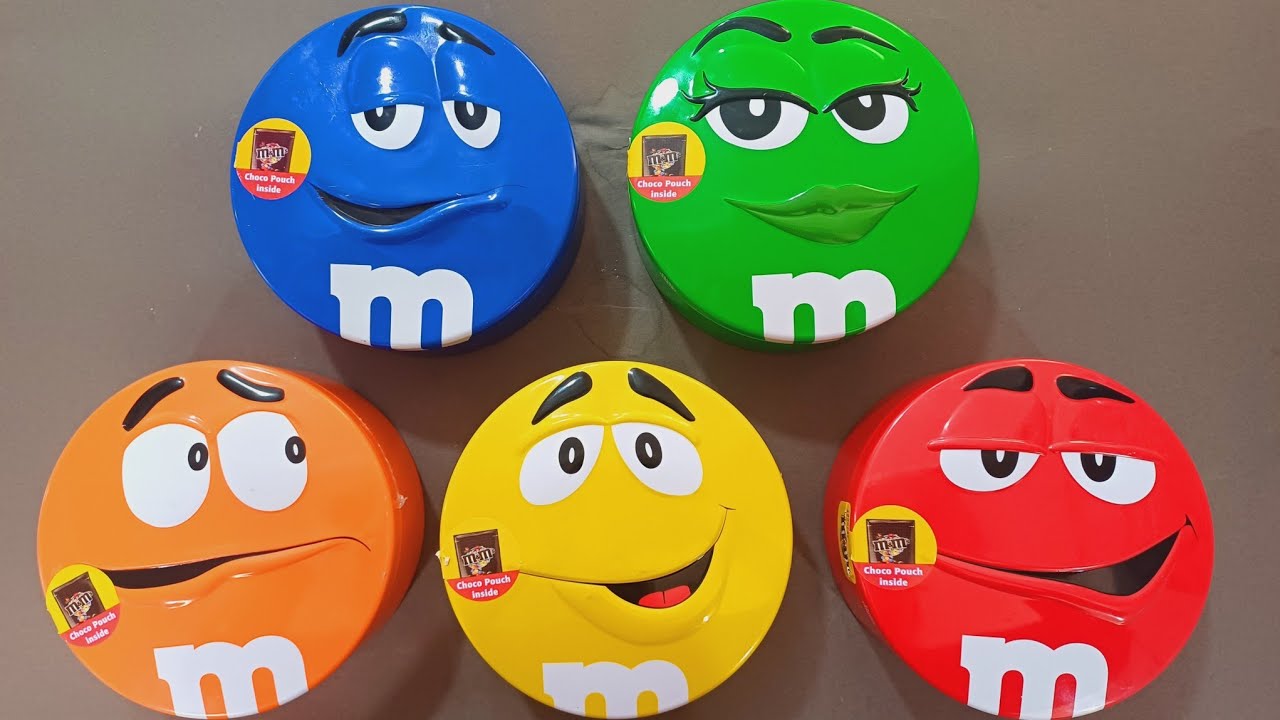 Satisfying Video | How to Unboxing Yummy Sweet M&M'S Candy From Glossy Boxes ASMR ❤️