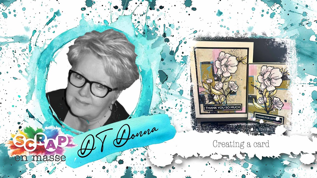 Creating a card with DT Donna