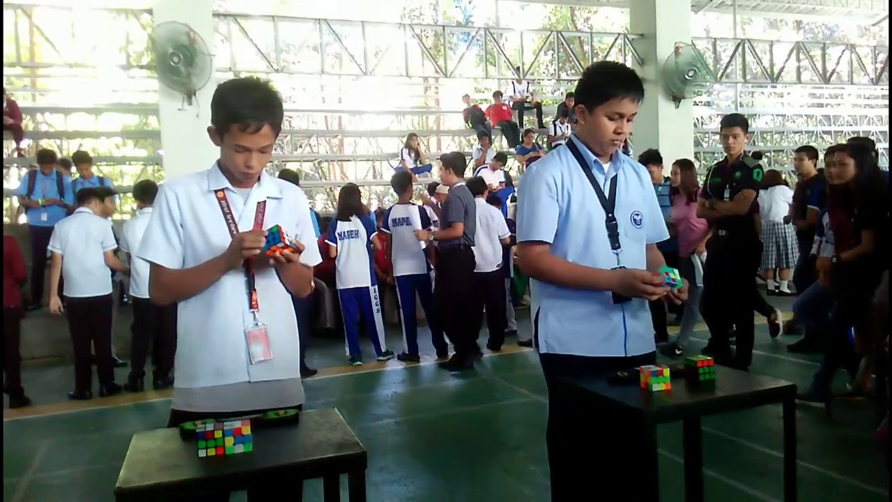 Rubik's Cube District Competition 2017 Philippines