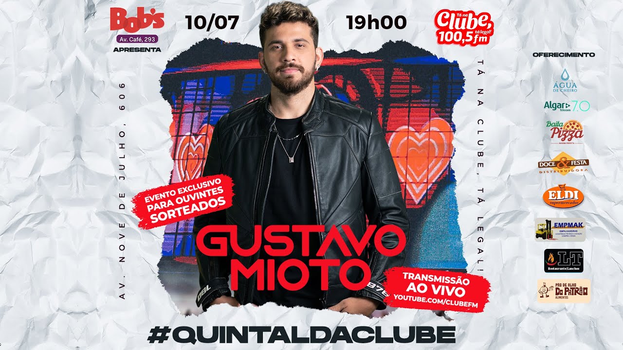 Gustavo Mioto no #QuintaldaClube [10.07.2024]