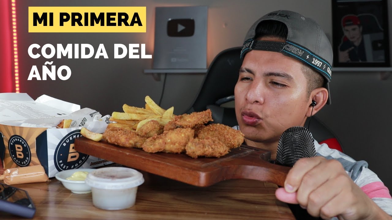Mi primera  comida del año en el canal - ASMR MUKBANG