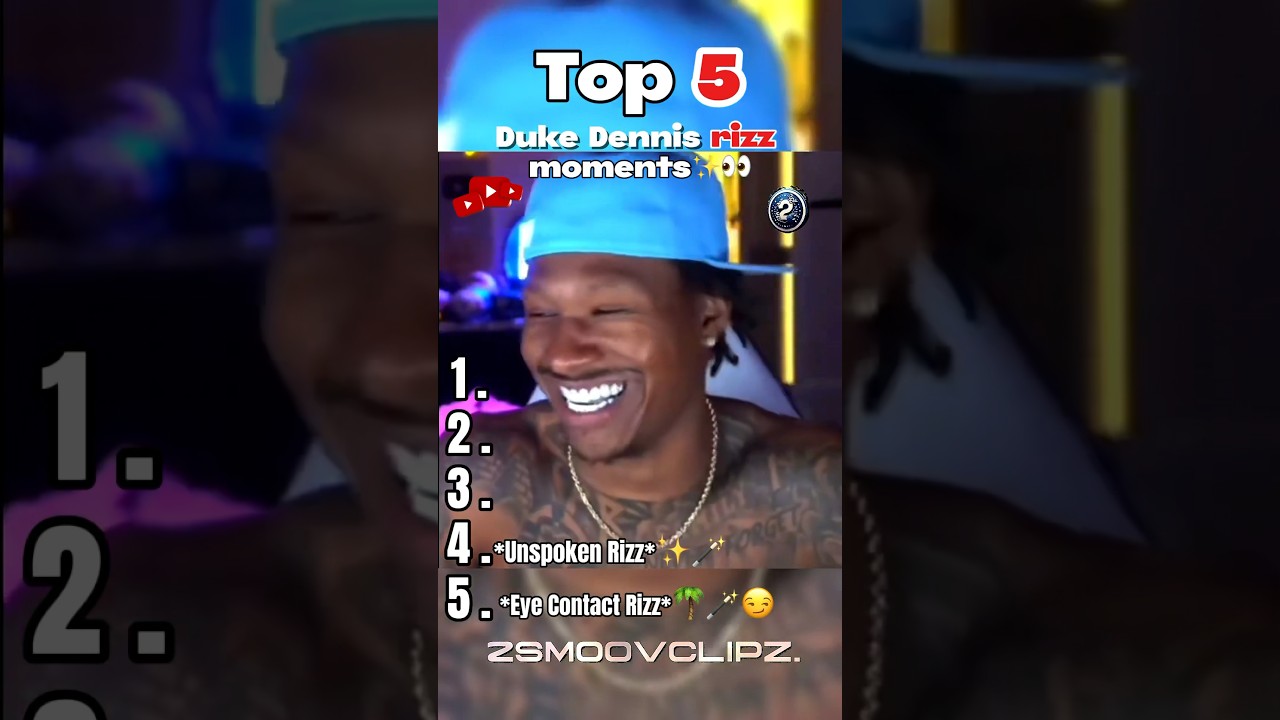 DUKE DENNIS Top 5 Rizz Moments✨👀 #amp #dukedennisedit #dukedennis#2smoovclipz