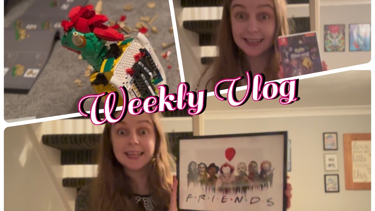 Weekly Vlog #1 | Pre-orders, Horror Artwork, Ice Cream Bar Movie Night & Giant Lego