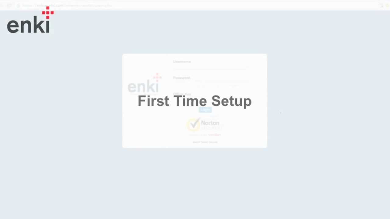 First Time Setup - enki EHR (NextServices)